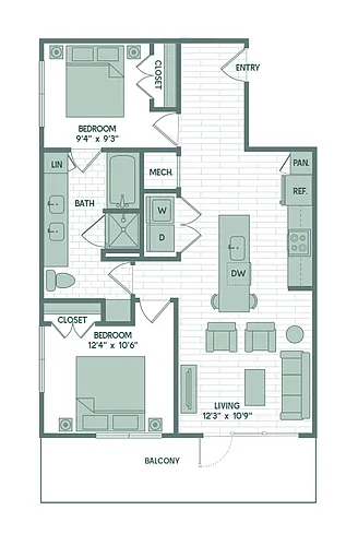 Floor plan B1