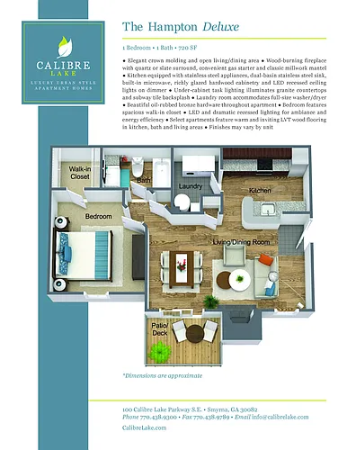 Floor plan Hampton Deluxe