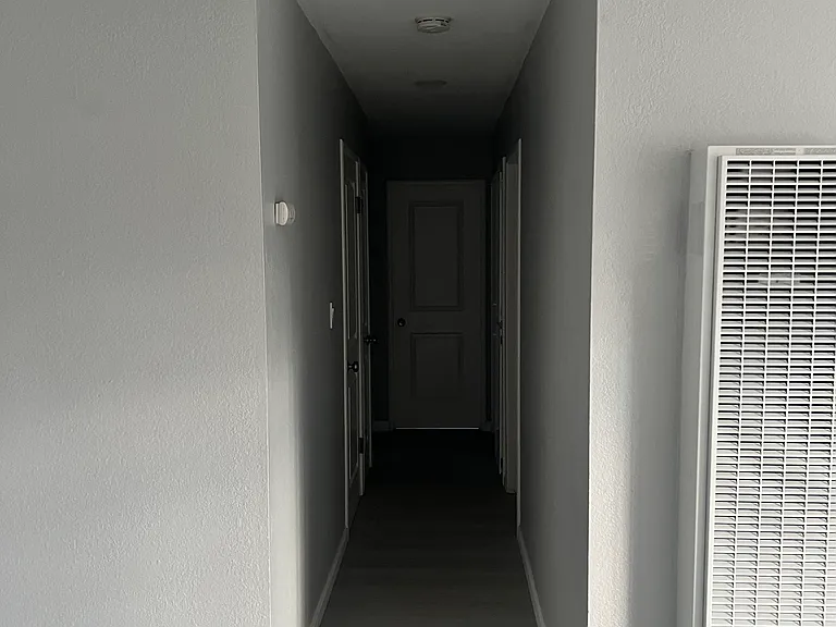 After entering through the main entry, the rooms