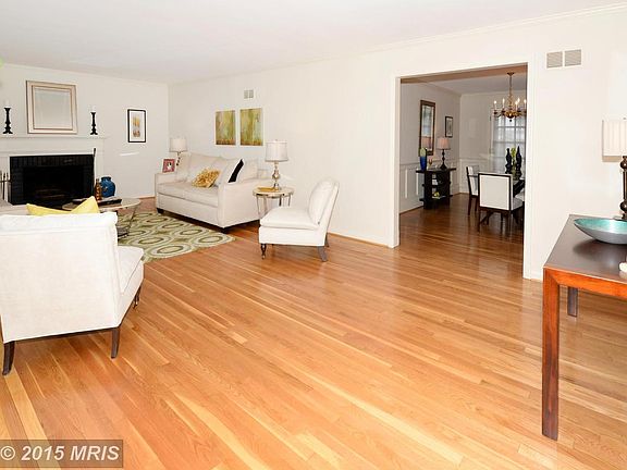 Living Room view from foyer - dining room on right
