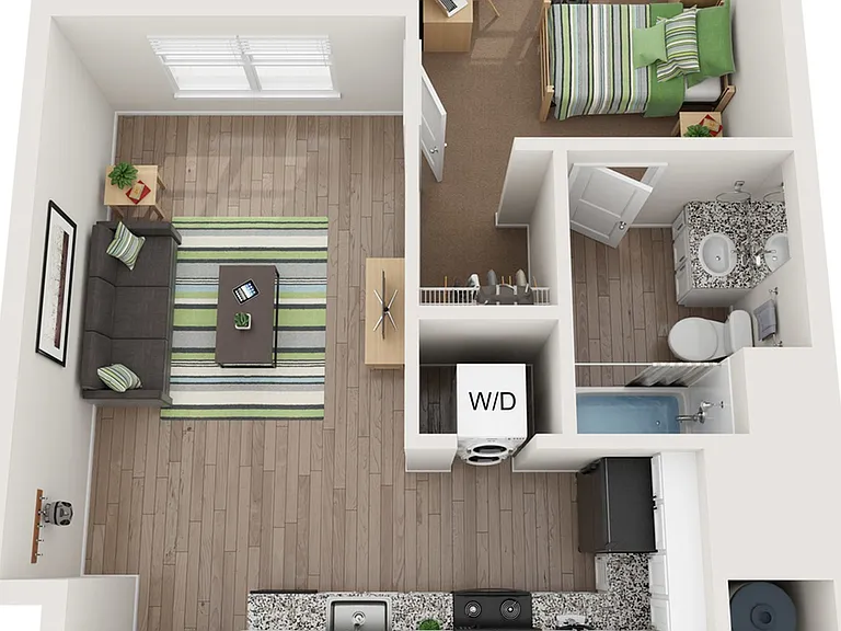 A1 | 1 Bed / 1 Bath A1 | 1 Bed / 1 Bath
