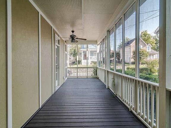 There is a screened in porch on the property which is great for the warm months.