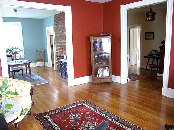 Dining room and hall from living room