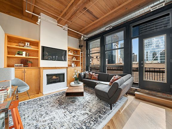 Living Room With Large Balcony