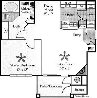 Floor plan Serenity