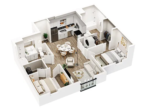 Floor plan B1