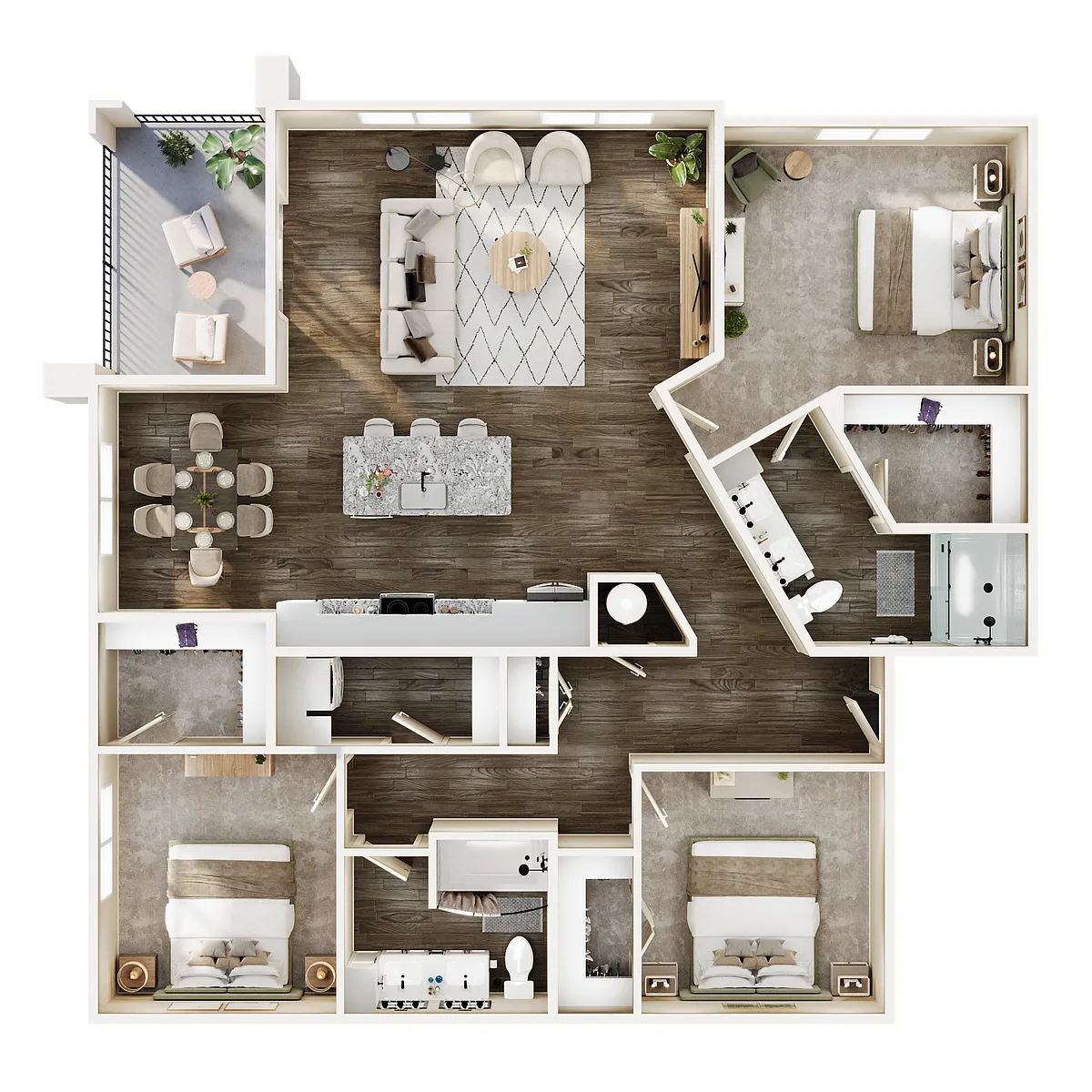 Floor plan 3 Bed/2 Bath