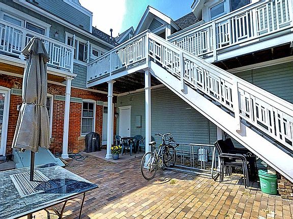 Staircase to front door