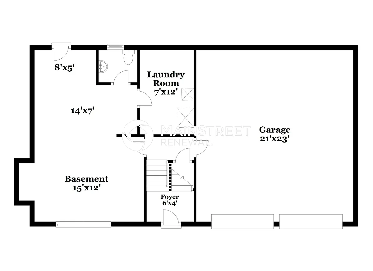 Floor Plan - 817 SW Highland Ave