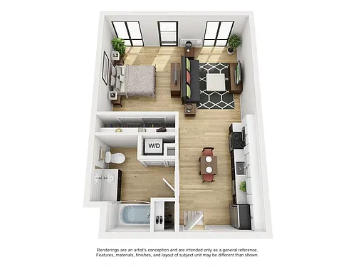 Floor plan Studio