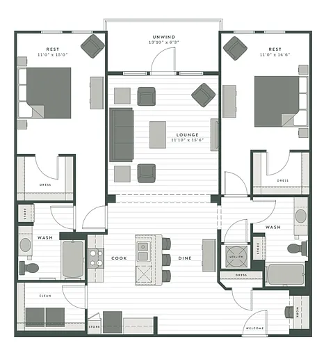 Floor plan The Dubose