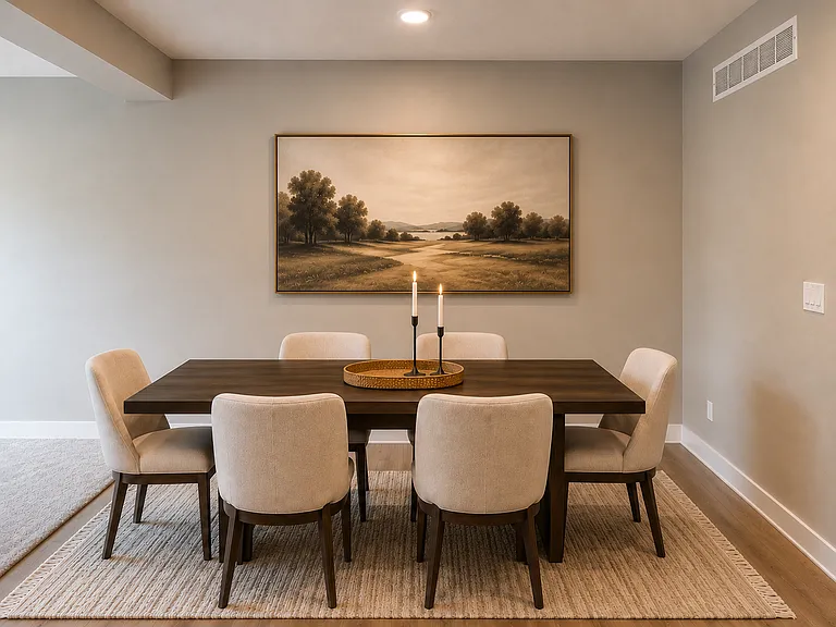Plenty of room for dining in style