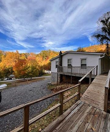 Walk to back door and deck