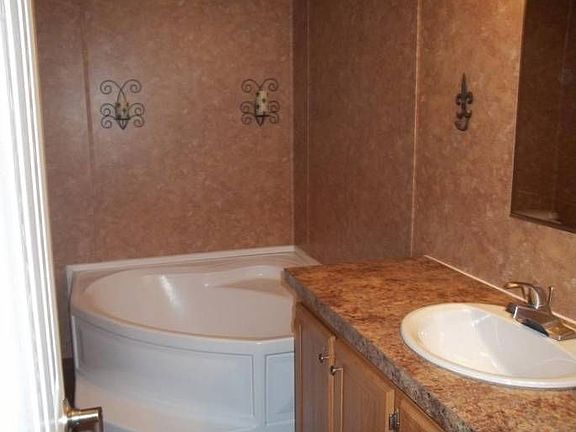 Relax in this garden tub