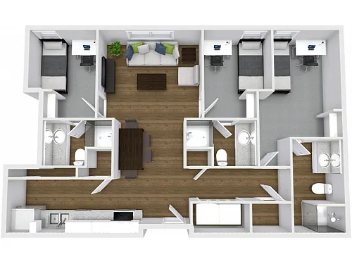Floor plan 3X3