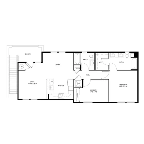 Floor plan B1