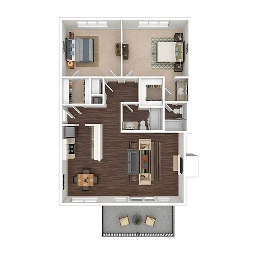 Floor plan 2X2