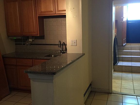 kitchen view facing back door