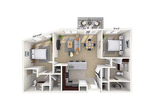 Floor plan Vidalia