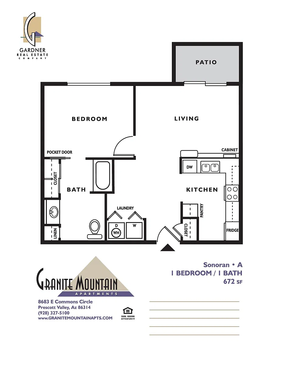 Floor plan Sonoran