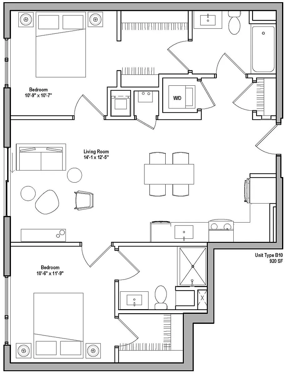 Floor plan B10