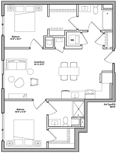 Floor plan B10