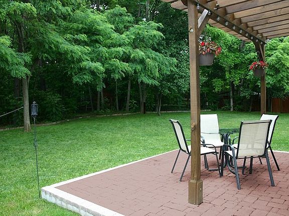 Incredible private wooded back yard - a must see!