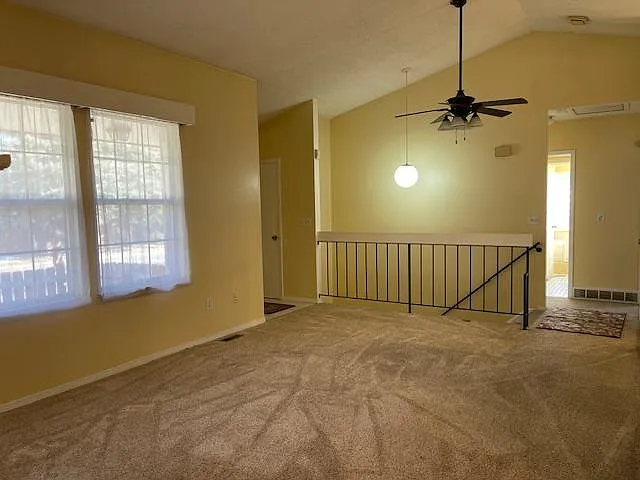 Living room looking toward entry and bedrooms.