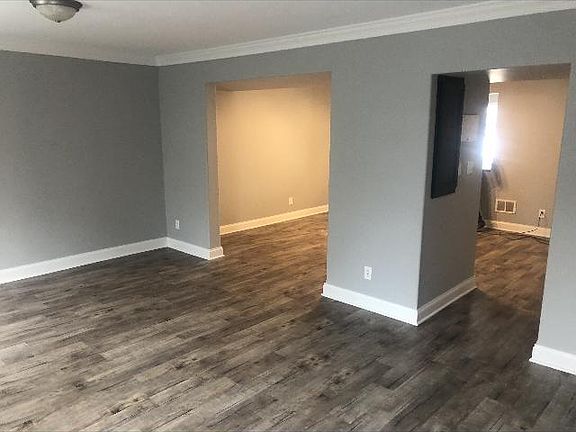 Living room open to Dining room