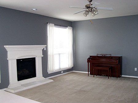 Fireplace in living room