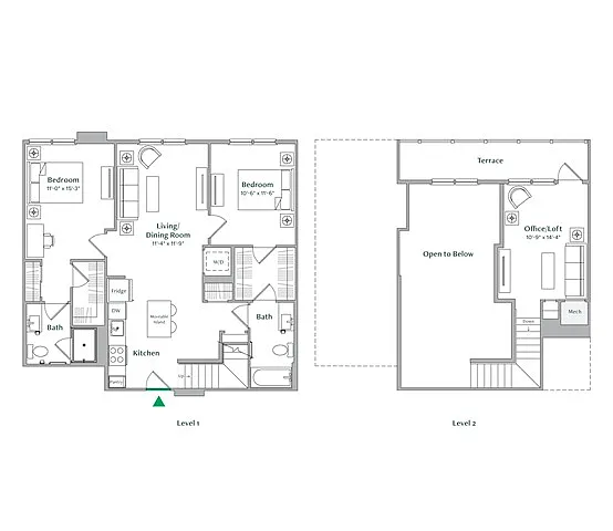 Floor plan B1.1- Loft