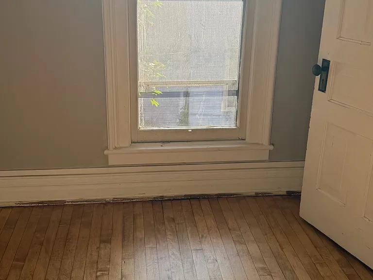 spacious bedroom with lots of light
