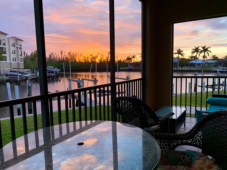Sunrise from the lanai.