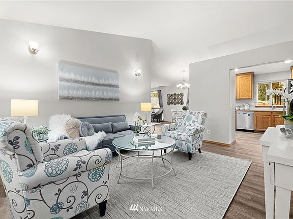 Formal living room with architectural interest.