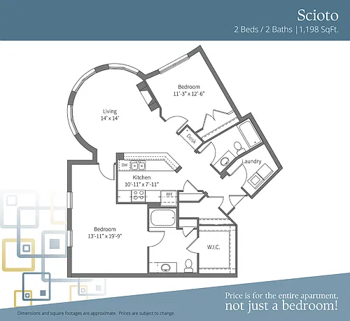 Floor plan Scioto