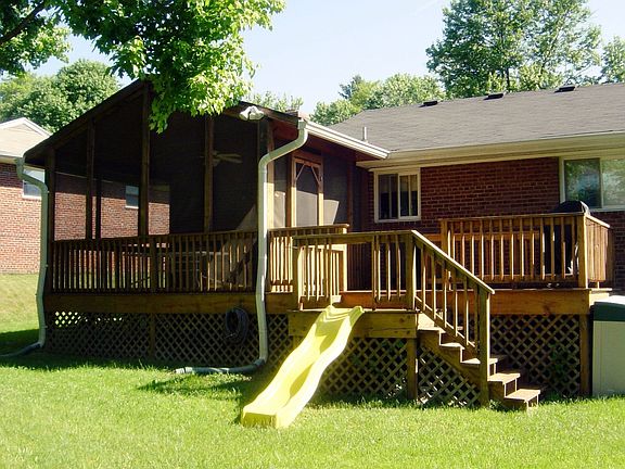 Great Screened-in Porch and Deck