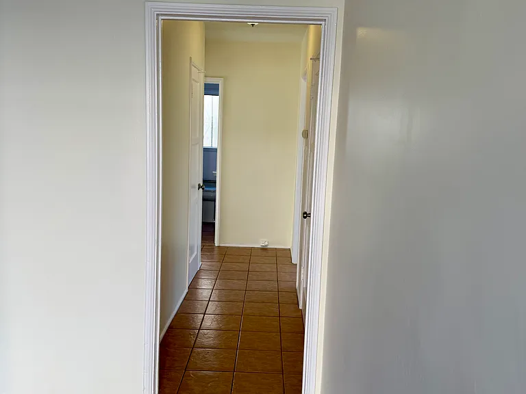 Hallway view from living room.