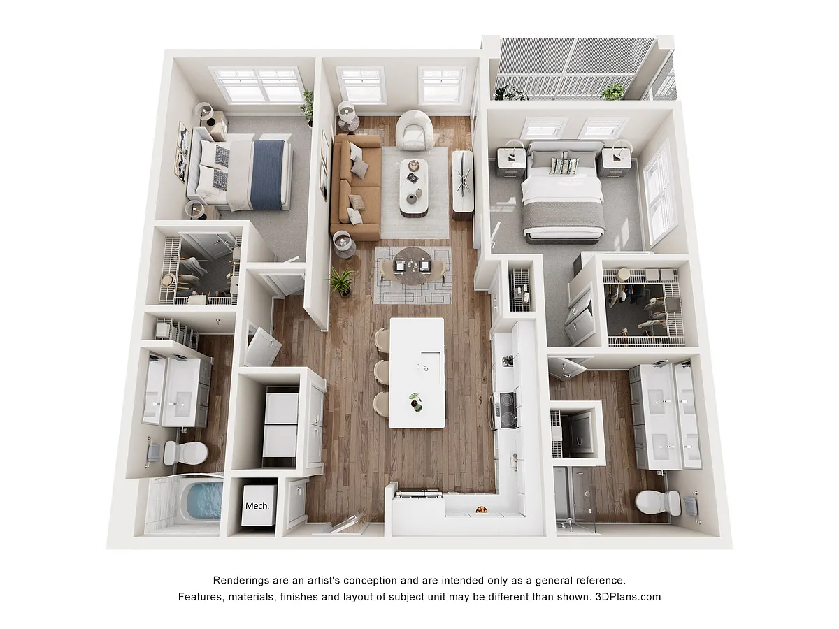 Floor plan B3L