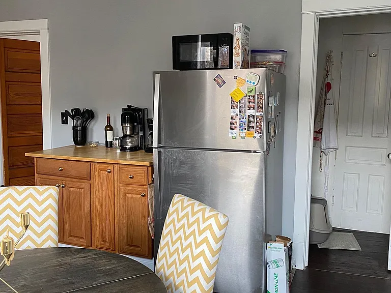 Stainless steel refrigerator and pantry