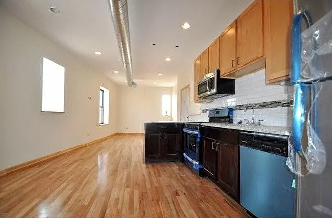 Kitchen towards living room