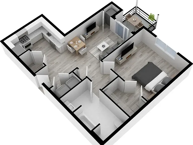 1 Bedroom Apartment | The Warrington Place 1 Bedroom Apartment | The Warrington Place
