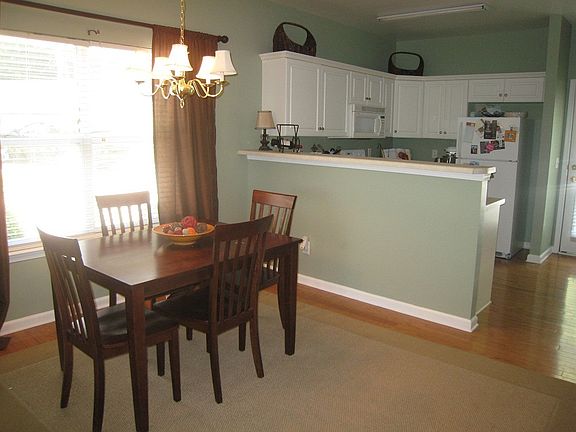 dining room open to Kitchen