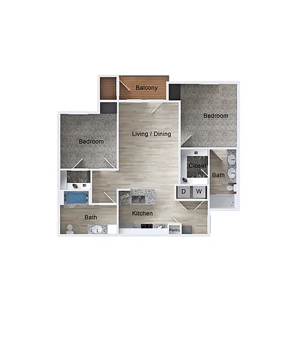 Floor plan B1