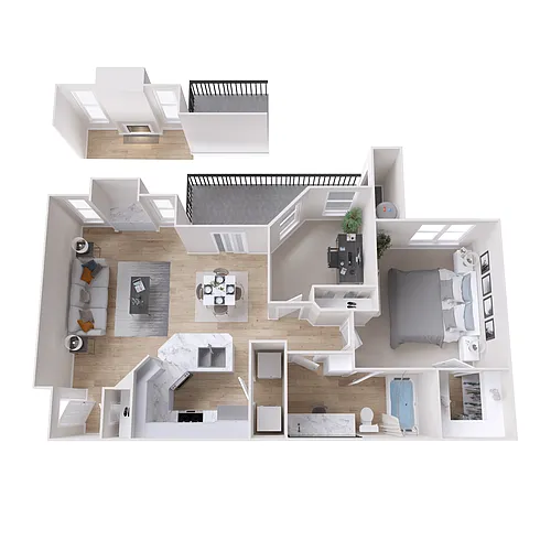 Floor plan B1 Renovated