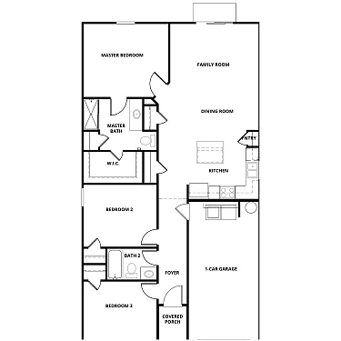 Floor plan Baldwin