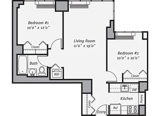 Floor plan B1-1