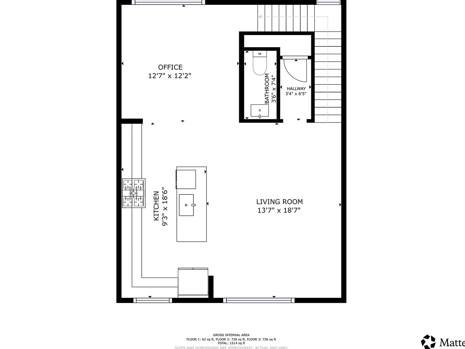 2 bed, 2.5 bath, 1481 sqft, $3,550 — Photo 4