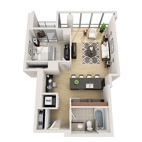 Floor plan 1B