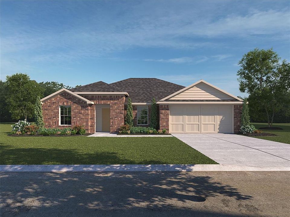 D.R. Horton's Bandera floorplan, elevation A.All Home and community information, including pricing, included features, terms, availability and amenities, are subject to change at any time without notice or obligation. All Drawings, pictures, photographs, video, square footages, floor plans, elevations, features, colors and sizes are approximate for illustration purposes only and will vary from the homes as built.