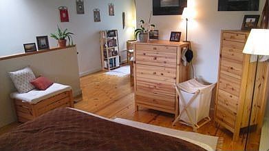 Master Bedroom Loft overlooks lower level